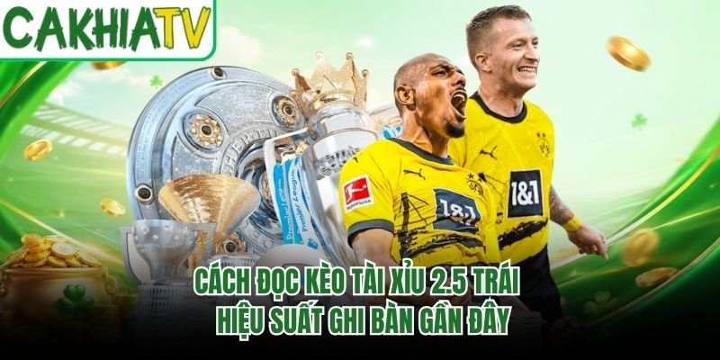 Cách Đọc Kèo Tài Xỉu 2.5 Trái – Hiệu Suất Ghi Bàn Gần Đây